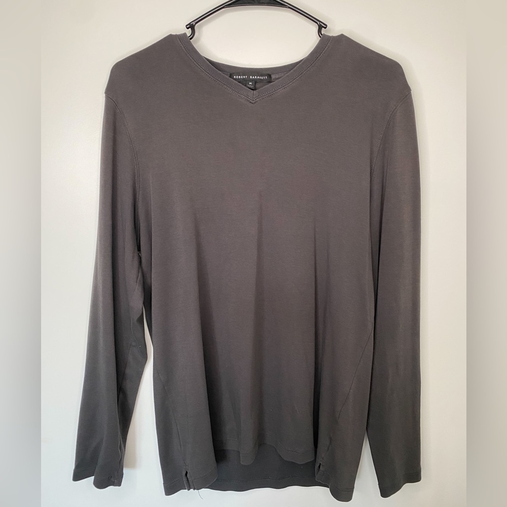ROBERT BARAKETT Men V Neck Long Sleeve